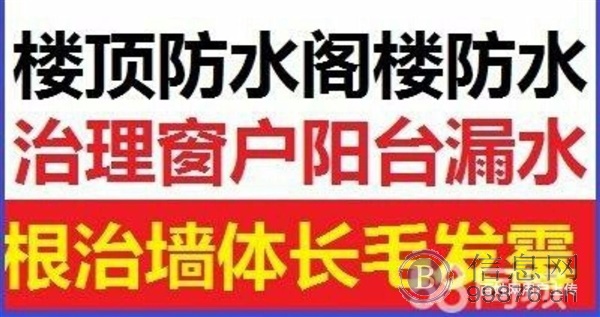 楼顶防水，阁楼防水，根治墙体发霉长毛反霜